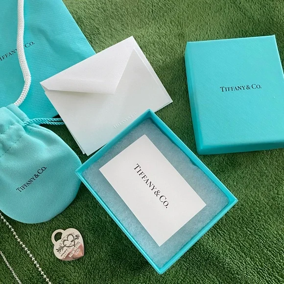 NWOT Tiffany & Co Mixed Bead Adjustable 28" - 30" Necklace & Heart Pendant 925 - Picture 7 of 12